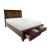 Cumberland Wood/Wood Veneer Sleigh Storage Platform Bedroom Set