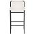 Dax Faux Leather Counter Stool with Matte Black Metal Frame