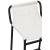 Dax Faux Leather Counter Stool with Matte Black Metal Frame
