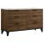 Mays Faux Marble/Wood Double Dresser w/6 Drawers