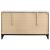 Mays Faux Marble/Wood Double Dresser w/6 Drawers