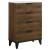 Mays Faux Marble/Wood Chest w/4 Drawers