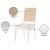 Butterfly Linen Fabric Dining Chair