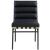 Burke Faux Leather Dining Chair with Matte Black Metal Frame