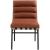 Burke Boucle Fabric Dining Chair with Matte Black Metal Frame
