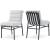 Burke Boucle Fabric Dining Chair with Matte Black Metal Frame