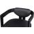 Carlyle Faux Leather Dining Chair with Solid Wood Brushed Black Frame