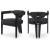 Carlyle Faux Leather Dining Chair with Solid Wood Frame