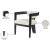 Carlyle Faux Leather Dining Chair with Solid Wood Frame