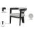 Carlyle Faux Leather Dining Chair with Solid Wood Frame