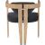Carlyle Faux Leather Dining Chair with Solid Wood Frame