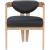 Carlyle Faux Leather Dining Chair with Solid Wood Natural Frame