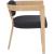 Carlyle Faux Leather Dining Chair with Solid Wood Natural Frame