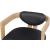 Carlyle Faux Leather Dining Chair with Solid Wood Natural Frame