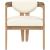 Carlyle Faux Leather Dining Chair with Solid Wood Natural Frame