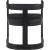 Manchester Faux Leather Dining Chair with Solid Wood Black Frame
