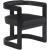 Manchester Faux Leather Dining Chair with Solid Wood Frame