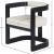 Manchester Faux Leather Dining Chair with Solid Wood Frame