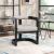 Manchester Faux Leather Dining Chair with Solid Wood Frame