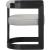 Manchester Faux Leather Dining Chair with Solid Wood Black Frame