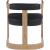 Manchester Faux Leather Dining Chair with Solid Wood Frame