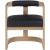 Manchester Faux Leather Dining Chair with Solid Wood Frame