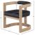 Manchester Faux Leather Dining Chair with Solid Wood Frame