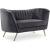Margo Velvet Loveseat