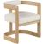 Manchester Faux Leather Dining Chair with Solid Wood Frame