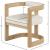 Manchester Faux Leather Dining Chair with Solid Wood Frame