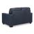 Santorine Leather Loveseat