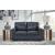 Santorine Leather Loveseat