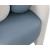 Acadia Boucle Fabric & Faux Leather Accent Chair