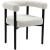 Hyatt Boucle Fabric Dining Chair with Solid Wood Frame