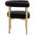 Hyatt Boucle Fabric Dining Chair with Solid Wood Natural Frame