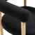 Hyatt Boucle Fabric Dining Chair with Solid Wood Natural Frame