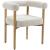 Hyatt Boucle Fabric Dining Chair with Solid Wood Frame