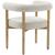 Hyatt Boucle Fabric Dining Chair with Solid Wood Frame