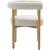 Hyatt Boucle Fabric Dining Chair with Solid Wood Frame