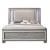 Antares Fabric/Wood Panel Bed w/LED Headboard, Queen Size