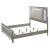 Antares Fabric/Wood Panel Bed w/LED Headboard, Eastern King Size