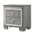 Antares Fabric/Wood Panel Bedroom Set w/LED Headboard