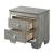 Antares Wood/Mirror Nightstand w/2 Drawers