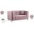 Mariel Velvet Loveseat
