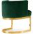 Gianna Velvet Dining Chair with Stainless Steel Base