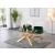 Gianna Velvet Dining Chair with Gold Stainless Steel Base