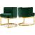 Gianna Velvet Dining Chair with Stainless Steel Base