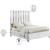 Enzo Velvet Full Size Bed