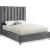 Enzo Velvet Full Size Bed