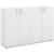 Nova Basic Office Lockable Cabinet w/4 Doors & 4 Shelves